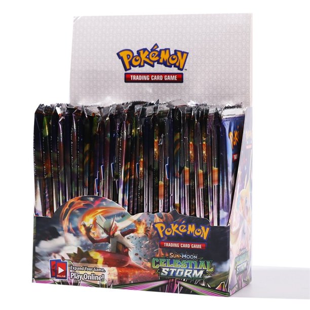 Cartas de Pokemon TCG: Origins antiguos, Sword & Shield, sol y luna, juego de intercambio en inglés, Booster Box, juguetes coleccionables de chico Gif, 324 Uds. Fivean unisex