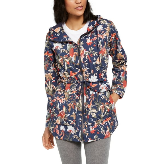 Columbia Womens West Bluff Printed Hooded Jacket Size XS