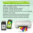 thumbnail image 3 of GREENCYCLE PG245XL CL246XL ink cartridges combo pack Replacement for Canon High Yield PG-245XL CL-246XL Compatible with MX490 MG2522 MG2525 MG2924 MG3020 MG3029 TS3120 TS3122 TS202 (3 Black, 1 Color), 3 of 7