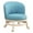 Blue, variant on Rolling Stool with Backrest, Portable Mini Shoe Stools, Mobile Stool for Home, Office & Salon
