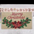 thumbnail image 2 of Maison Concepts Floormat Coir Door Mat Merry Christmas Poinsettia - 18 L x 30 W, 2 of 3