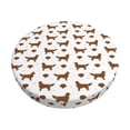 thumbnail image 2 of Lsque Labrador Retriever Dog Round Bar chair cushion covers Velvet Fabric Premium Comfort Protects from Scratches and Stains for 14-17 Inch Chair- 12 inch, 2 of 7