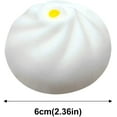 thumbnail image 3 of Simulation-Food Fidgeting Decompression Toy, Slow Rising Stress Relief Toy for Kid Adult, Anti-Anxiety Sensory Fidget Toy, Party Supplies Squeeze-Toy for Holiday Birthday Gift (Custard Bun 6cm 1pc), 3 of 3
