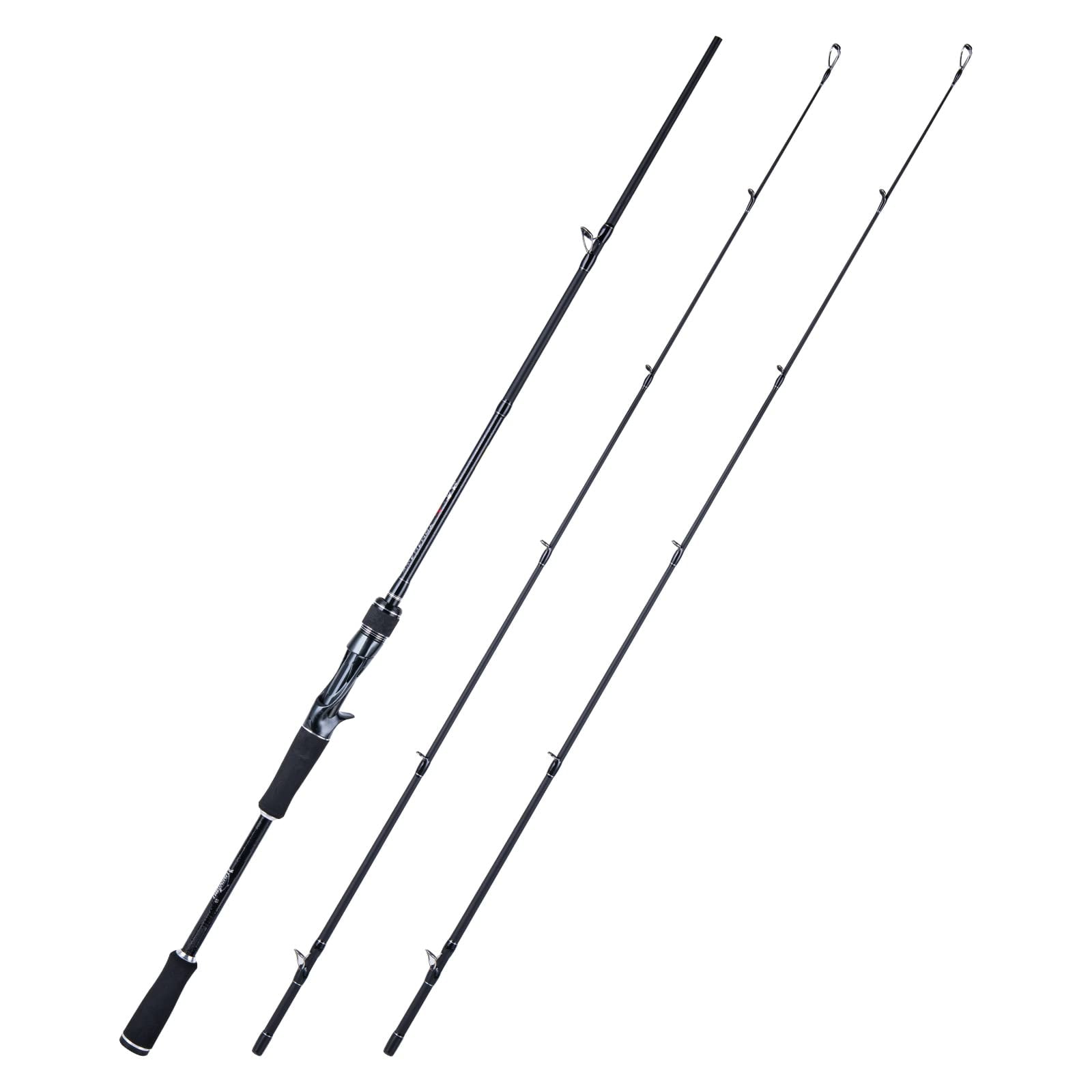 Goture Fishing Rod Carbon Fiber Casting&Spinning Rod with 2-Tip M
