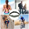 thumbnail image 4 of Unique Bargains 1 Pc Single Pocket Running Waist Pack for Hiking Gym Polyester Light Gray, Black, 4 of 4