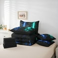 thumbnail image 6 of Castle Fairy Gamepads Lightsaber Bedding Comforter Set 7 Pieces for Kids Children Teens,Video Game Full Bedding Set Lightweight,Galaxy Universe Fitted Sheet Flat Sheet,Microfiber Bedroom Decor, 6 of 8