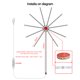 thumbnail image 4 of 94LED RGB Light con APP Music 5V Firework Night Lights Boda Decoración de Navidad, 4 of 4