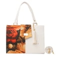 thumbnail image 1 of Bolsa Yute De Mujer FANA Deva Color Blanco Se Única Haz Reventa, M3906!!, 1 of 3