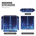 thumbnail image 4 of Decal Skin for PS4 Slim / PS4 Pro / PS4, Whole Body Vinyl Sticker Cover for Playstation 4 Console and Controller (Dubai Hologram), 4 of 5