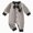 Grey, variant on NOLDARES Bow Tie Embroidered Baby Boy Romper Gentleman Halloween Jumpsuit for Infant Boys 0-18M Fall Holiday Wear(9-12 Months,Grey)