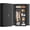 36" W x 18" D x 72" H - Black, variant on SOLAURA Metal Armoire Wardrobe Closet with Hanging Rod, 72" H x 36" W x 18" D Storage Cabinet with Locking Door and Adjustable Shelves, Freestanding Closet Cabinet for Garage, Home, Office (Black)