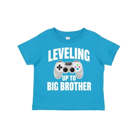 

Inktastic Leveling Up to Big Brother Gift Toddler Boy Girl T-Shirt