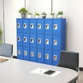thumbnail image 6 of 66" Metal Lockers for Employees 3 Tier Storage Locker with Doors and Shelves,Steel Lockable Cabinet with Hooks Gray Tall Locker for School Office Gym Home Garage, 6 of 6