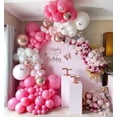 thumbnail image 4 of Globos de fiesta de látex Bezente, 5 pulgadas, 150 unidades, color rosa, 4 of 8