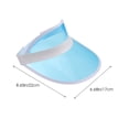 thumbnail image 2 of Hytrove 2Ud Sombreros Plásticos Decorativos Con Ancha Para Exterior Protección Solar En Vacaciones Y Deportes, 2 of 6