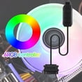thumbnail image 2 of CIYISON ARGB 5V 3Pin To Sata Power Supply Motherboard Synchronous Interface Controller Chassis Fan 12v 4Pin RGB Light Controller, 2 of 9