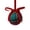 Green, variant on Velvet Christmas Ball Ornament with Plaid Pattern and Bowknot, Red Checkered Design for Christmas Tree Decor, Hanging Decoration