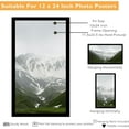 thumbnail image 2 of 12x24 Picture Frame Black for Wall Mounting Set of 6, Horizontal and Vertical Formats for Wall Hanging, Wood 12x24 Frame, Black, 6 Pack, 2 of 7