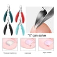thumbnail image 4 of Pruning Pliers Sharp Lightweight Easy to Use Washable Safe Reduce Friction Stainless Steel Thick Nail Scissor Clipper for Home, 4 of 8