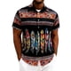 thumbnail image 1 of Camisas Casuales de Manga Corta con Botón Abajo para Hombre con Cuello Abierto Impreso para Vacaciones, Playa Y Ropa Casual Diaria, 1 of 7