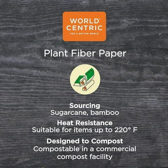 World Centric No Tree Paper Bowls, 8 oz, 3.4" Diameter x 2.3"h, Natural, Sugarcane, 1,000/Carton