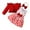 X04-Red, variant on Taybagh Baby Girls First Birthday Outfit Long Sleeve Cardigan Floral Tutu Dress Headband Set Fall Winter Clothes Baby Girl Dresses