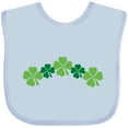 thumbnail image 3 of Inktastic Shamrock Four Leaf Clover St Patricks Boys or Girls Baby Bib, 3 of 4