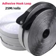 thumbnail image 2 of 25M Self Adhesive Fastener Tape 16/20/25/30/50 With Glue Hook and Loop Tape Shoes Fastener Sticker Strips Scratch Adhesive White 20mm hook loop 25Meter, 2 of 6