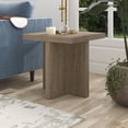 thumbnail image 2 of Boden 22" Wide Square Fluted Side Table in Antiqued Gray Oak, 2 of 5