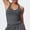 #15Dark Gray, variant on Women's Halter Neck Tank TopNo Boundaries Shelf Sleeveless Backless Longline Gym Yoga Workout Tops