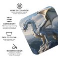 thumbnail image 4 of Pofeuu Mountain White Dragon Print Leather Coasters Set of 6, Round Cups Mugs Mat Pad for Home Kitchen Heat Resistant Drink Coasters,Square, 4 of 7