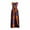 CL4, variant on Women’s Vest Dresses African Kente Print Sleeveless Elastic Waist Front Open Slit Long Dresses WY11071