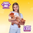 thumbnail image 4 of Hug a Lumps Holly the Highland Cow by ZURU - Medium 3.3lbs Cuddly Weighted Plush Toy for All Ages, 4 of 9