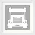 thumbnail image 1 of Front View Trucks Set I - Gray by Color Me Happy, Framed Wall Art, 19.75W x 19.75H, 1 of 1