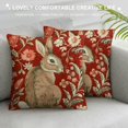 thumbnail image 3 of Qinduosi Pillow Cover, Rabbit I Modern Throw Pillow Case Modern Cushion Cover Square Pillowcase Decoration for Sofa Bed Chair Car Inch, 3 of 5