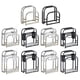 thumbnail image 1 of Detachable Storage Organizer Knives Pot Lid Chopping Board Drainer Holder Kitchen Flatware Organizing Stand Utensil Rack L Silver, 1 of 2