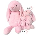 thumbnail image 3 of Animal de peluche Joojies Pink Bunny, pequeño, 25 cm, para niños, 3 of 3