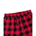 thumbnail image 7 of sogami Mens Heavyweight Red Plaid Flannel Pajama Pants 100% Cotton Sleepwear, 7 of 7