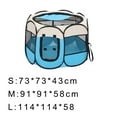 thumbnail image 4 of Mistaha Portable Foldable Pet Enclosure in Blue for Outdoor Activities - Medium Size, 4 of 7