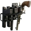 Boomstick Gun Accessories Handgun Wall Mount Rack 4 Gun Model, Black