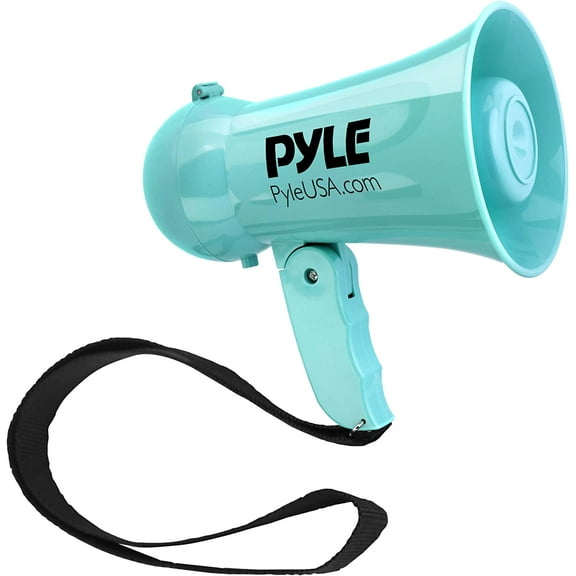 Pyle Lightweight and Portable Megaphone with Built-in Microphone