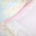thumbnail image 6 of Lush Decor Emma Cozy Ultra Soft Rainbow Faux Fur Comforter Rainbow 3Pc Full/Queen, 6 of 9