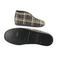 thumbnail image 5 of Sleepers Mens Jed II Thermal Zip Check Bootee Slippers, 5 of 5