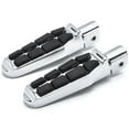 thumbnail image 2 of Krator Tombstone Motorcycle Foot Peg Footrests Chrome L&R Compatible with Suzuki M109R All Models 2006-2013 Front, 2 of 3