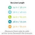 thumbnail image 4 of More of Me to Love Bamboo-Cotton Bra Liner – White, 3-pack, Medium – Sweat-Wicking & Antibacterial, 4 of 10