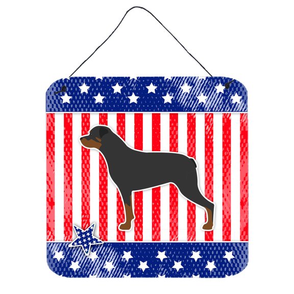 Carolines Treasures BB3366DS66 USA Patriotic Rottweiler Wall or Door Hanging Prints