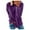 Purple, variant on Moocorvic Long Sleeve Shirts for Women Fashion Woman Long Sleeve Round Neck Loose Sweatshirt Solid Blouse Tops