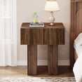 thumbnail image 4 of Tribesigns Farmhouse Nightstand Set, Fluted Night Stand with Storage Drawer, Wooden Bedside Table Side End Table for Bedroom, Living Room, 4 of 9