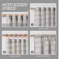 thumbnail image 4 of Cortinas MYSKY HOME semitransparentes de 213 cm de longitud, 2 paneles, color gris, 4 of 7