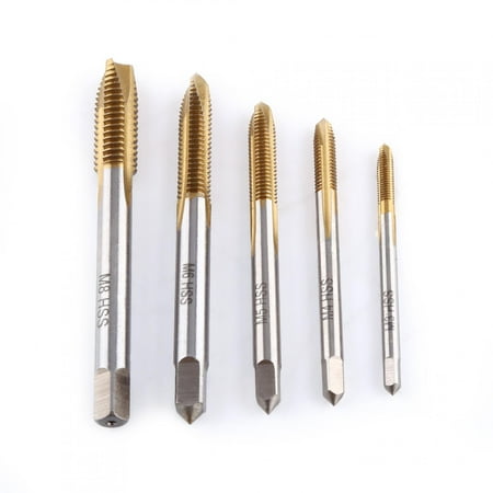 

Metric 5pcs Thread Tap Screw Tap Repair Damaged Threads Cutting Tapping For Cut New Threads